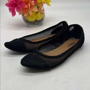 Seychelles Black Mesh Ballet Flats Size Size 7 BFL8637
